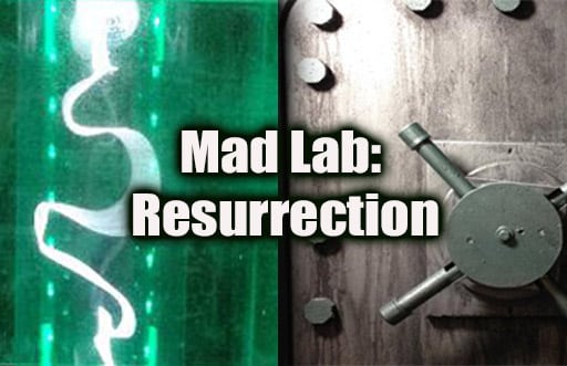 Mad Lab: Resurrection themed Escape Room in San Diego with mad scientists and vault