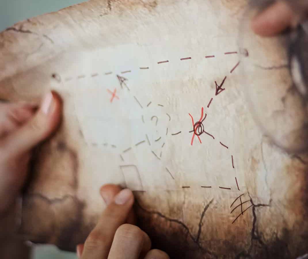 searching-map Handdrawn map for escape room props